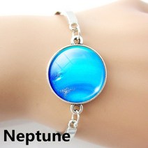 태양계행성 태양계 모형 모빌 팔찌 moon earth mars jupiter glass, 사이즈 10