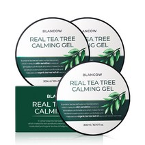 블랑카우 리얼 티트리 카밍젤 대용량 수딩젤, 300ml, 3개
