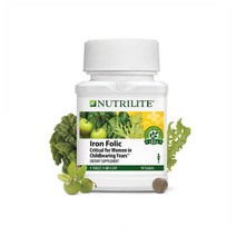 Nutrilite 뉴트리라이트 미국 암웨이 철분 엽산 영양제 90정, 1개, 1