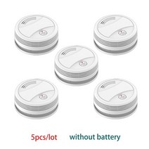 Tuya 스마트 와이파이 연기 감지기 알람 시스템 일산화탄소 센서 장치 홈 오피스 보안 보호 스마트 라이프, 5개