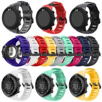 순토 코어 전용 밴드 시계줄 Suunto Core 실리콘 스트랩, 베이직, 타입2 베이직_블랙