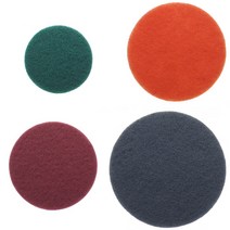 원형수세미 모음 3~5인치 샌딩 광택 수세미패드용, 3인치(0180번)청색