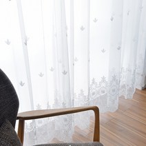 북유럽 감성 햇빛 차단 자외선 블라인드 깜깜 암흑 밤 암막 커튼 유럽식 흰색 수 놓은 얇은 명주 그물 침실 장식 창 거실 용 sheer voile 맞춤형 크기