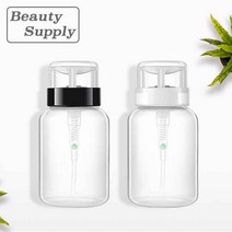 네일 멘다 디스펜서 200ml 3종 리무버 공병 셀프 젤네일 아트 국가고시 재료 용품, 블랙