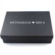 싸바리 선물상자 메세지박스2호 생일 이벤트 기념일 핸드메이드 주문제작, 블루2호+리본폭(25mm)3미터