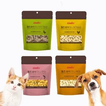 웰츠 바삭 미니 닭가슴살 오리가슴살 연어 북어 고양이 강아지 간식 모음, 오리 가슴살 50g x 4개  [유통기한23년5월9일]