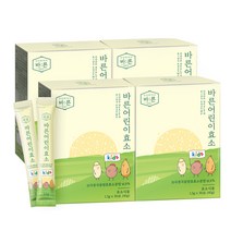 바른 어린이 효소 곡물 발효 유산균 1.5g x 30포 키즈효소, 4박스(120포), 4개, 30개
