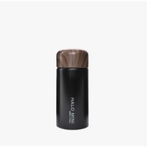 르리에 할로 미니 보온보냉병, 블랙, 150ml