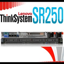 LENOVO ThinkSystem SR250 E-2224 3.4G 4C 32GB 1TBx3 2019 STD 450W(파워이중화가능)