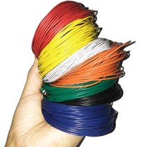 장원선 장원선 1.5 장원형전선 장원선 vctf-k 2.0 5m UL1007 와이어 24awg PVC 전자 케이블 UL 인증 0.2, 02 black_01 5meters_01 24 AWG