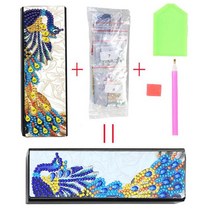 드로잉 일러스트 케이스 보관 Diy 크리스탈 라인석 상감 휴대용 가죽 안경 케이스 다이아몬드 페인팅 선글, 18 Q24