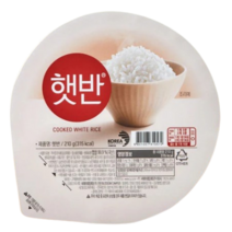햇반 백미, 210g, 8개