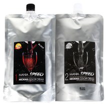 TE INT 매니아 스피드 먹물 칼라 크림(5분 오징어먹물) 1제500ml+2제500ml, 뷰티원 자수아 5분염색-1N흑색
