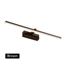 현대 Led 벽 램프 방수 거울 빛 16 와트 20 와트 AC85-265V 벽 조명기구 욕실 조명, Brown, CHINA, 8W (41cm) + Cool White(5500-70