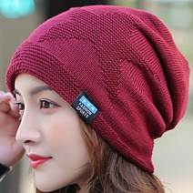 Joyce shop 오래달리기 비니 F29 여성 남성 남녀공용 가을 겨울 니트 방한 방울 머리 심플 털 두건 모자 벙거지 베레모 모 캡 용품