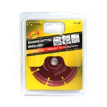 SPEED 다이아몬드 컷팅 휠 DD105 105mm 마른날 철근 절단 용 옹벽 철거 날 공구, 단품