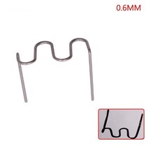 전기용접기 인버터 가정용용접기 co2용접기플라스틱 용접기용 핫 스테이플러 100 개 자동차 수리 기계 용, 06 0.6mm wave