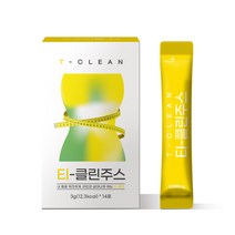 T클린주스 클렌즈주스 클렌징주스 티클린주스 대추야자 이눌린 흰강낭콩 청혈주스 단기디톡스, 티클린주스 3g x 14포 1박스 (2주분)