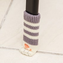 보냄 고양이 의자 발 커버 4P, 그레이