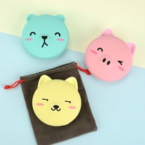 손난로 5500mA 보조배터리 USB 충전식 멀티 손난로 KC인증 동물삼형제 핫팩, 옐로우(고양이)