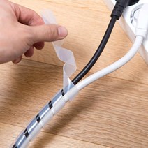 불투명재질 코일래핑 전선정리 케이블정리래핑 정리용래핑 사무실케이블정리