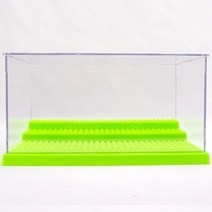 레고정리함 장난감수납장 장식장 미니쇼케이스 새로운 아크릴 플라스틱 하우스 디스플레이, 라임 플레이트 상자