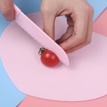 톡톡창고 소꿉장난칼 유아용 안전칼 플라스틱 어린이 칼 놀이 유치원 무독성 아동, 보라