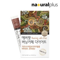 에버핏 다이어트 버닝카페 커피맛 30포 1박스 / 가르시니아, 단품, 단품