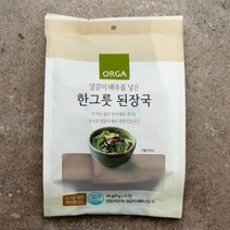 올가 얼갈이 배추를 넣은 한 그릇 된장국 40g 8g5EA