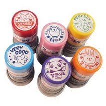 아이비스 칭찬도장 6p, 혼합 색상, 10세트