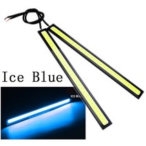 rgbled 스트립 led스트립라이트유니버설 주간 주행등 17cm COB DRL LED 스트립 조명 외부 자동차 스타일, 한개옵션1, 02 Ice blue