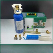 산소절단기 용접 토치 에어컨 동관 냉동 불대 커팅기, 2L 단일 용접 세트(부탄 모델)
