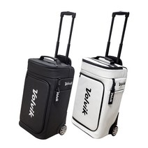 볼빅 바퀴형 골프 보스턴백 가방 VBBPBB 남성 여성 여행용 미니 기내 캐리어, 볼빅  보스턴백 캐리어 - 블랙