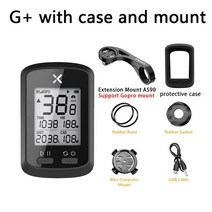 자전거속도계 트림원속도계 즈위프트센서 bike computer g plus wireless gps 방수 도로 mtb Bicycle bluetooth ant+, 2개의 마운트가 있는 g 플러스