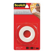 24mm x 1.5M 3M 초강력양면테이프 두꺼운양면테이프 스펀지 블랙박스 스폰지 스카치