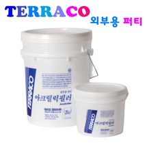 친환경 아크릴릭필러 외부용 수성 퍼티 실외용, 아크릴릭필러 외부용 5kg, 1개