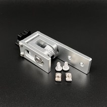 2020 프로파일 X 축 2GT 타이밍 벨트 텐셔너 3D 프린터 부품 6mm 탄성 클램프 블록 조절기 CR10S Ender3 Pro V2, 02 은