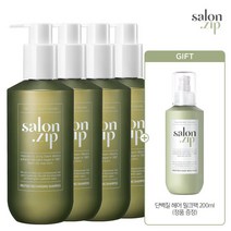 정샘물 살롱집 단백질 리차징샴푸 400mlX4개(밀크팩 200ml 증정), 색상:단품없음