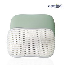 라버트리 천연라텍스 웨이브 땅콩베개 세트 겉커버포함, 단품