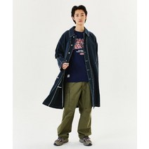 마크곤잘레스 오버사이즈 발마칸 코트 네이비