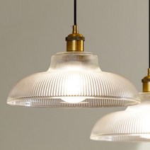 엠마 1등 펜던트 브론즈 유리 인테리어 LED 조명, 엠마+LED 볼전구 10W 하얀불