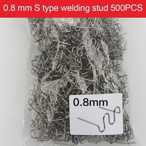 플라스틱 pvc 용접기500PCS 0.6/0.8mm Hot Stapler For Plastic Welder Machine Car Bumper Repair Welding, 03 0 8mm Wave staples