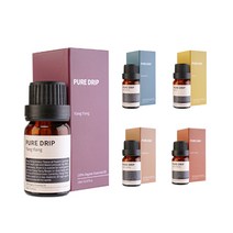 UNIQBLE 퓨어드립 유기농 에센셜 오일 10ml 아로마테라피 라벤더 유칼립투스 향기오일 10종 디퓨져 방향제, 라벤더-WC043