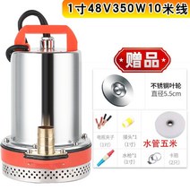 전동차 V24V 직류 잠복해 있다 O 펌프 48V60V 배터리 양수기 가정용 농용 선박용 우물이다 2523261583, 1인치 48V350W 10 미선 스텐