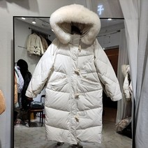 떡볶이단추 모피카라 오리 다운 재킷 놀면뭐하니 미주 동상이몽 NS윤지 패딩 코트