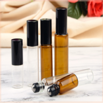 3ml 5ml 10ml 롤러볼 향수 공병 롤온 롤러헤드 금속볼, 기본, 갈색 - 5ml