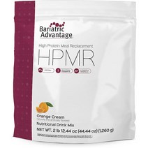 Bariatric Advantage 고단백 식사 대용 음료 믹스 위 우회 및 소매 절제술 환자를 위한 단백질 파우더 분리 유청 27g 락토스 프리 - 바나나 28회 분량, 오렌지 크림