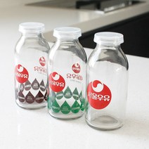서울우유 레트로 유리병 (330ml) - 3type, 330ml, 1개