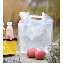 다용도 야외 대용량 워터백 접이식 물통 5L/10L 캠핑 아웃도어, 5L