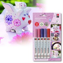 마라부 도자기펜 세라믹마카 5색세트-Fantasy _ 20230125EA, 쿠팡 본상품선택